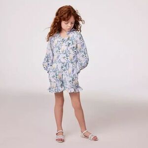 Janie and Jack Floral Ruffle Romper